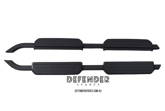 Defender 110 or 130 Fixed Side Steps - Black