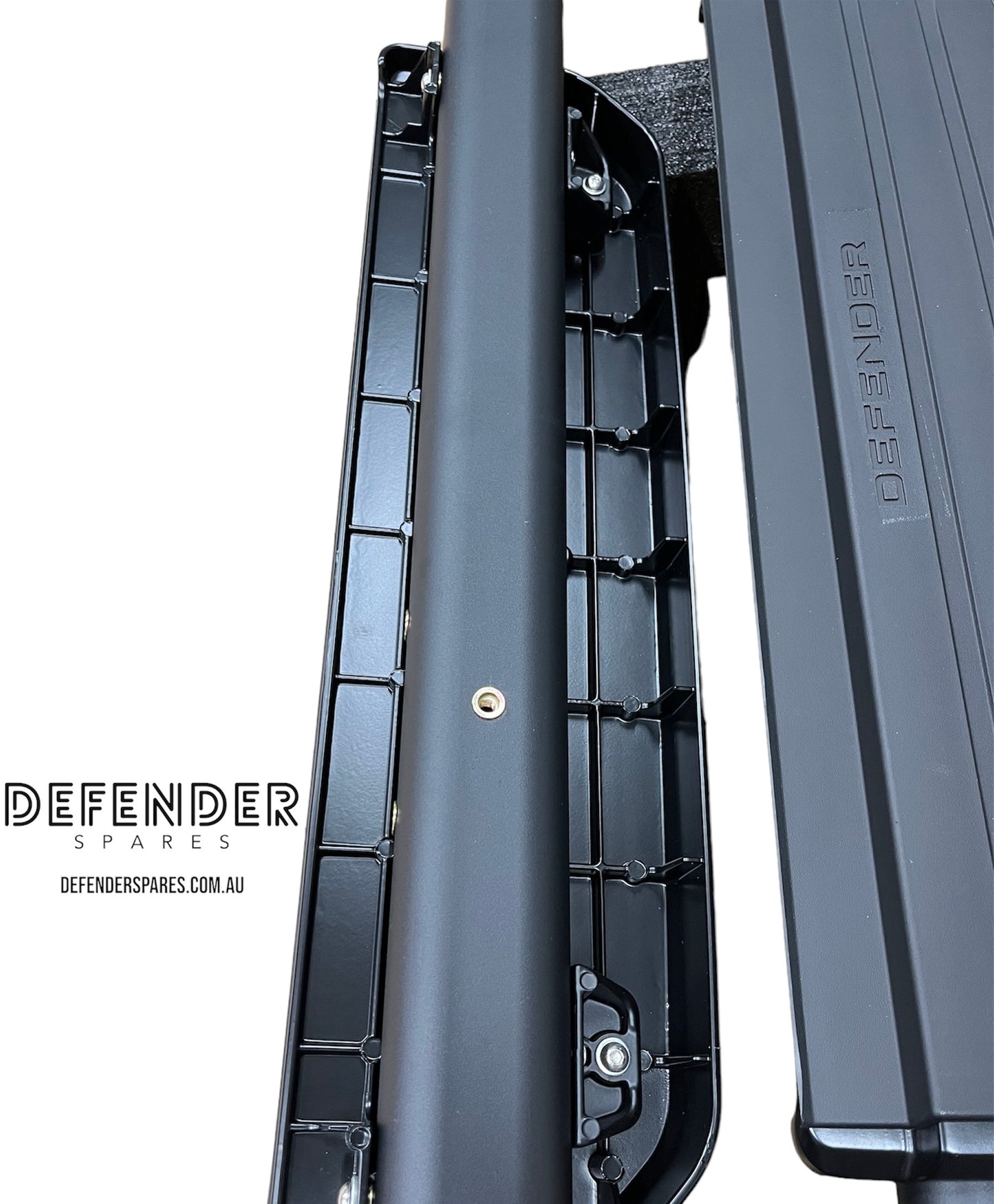 Defender 110 or 130 Fixed Side Steps - Black