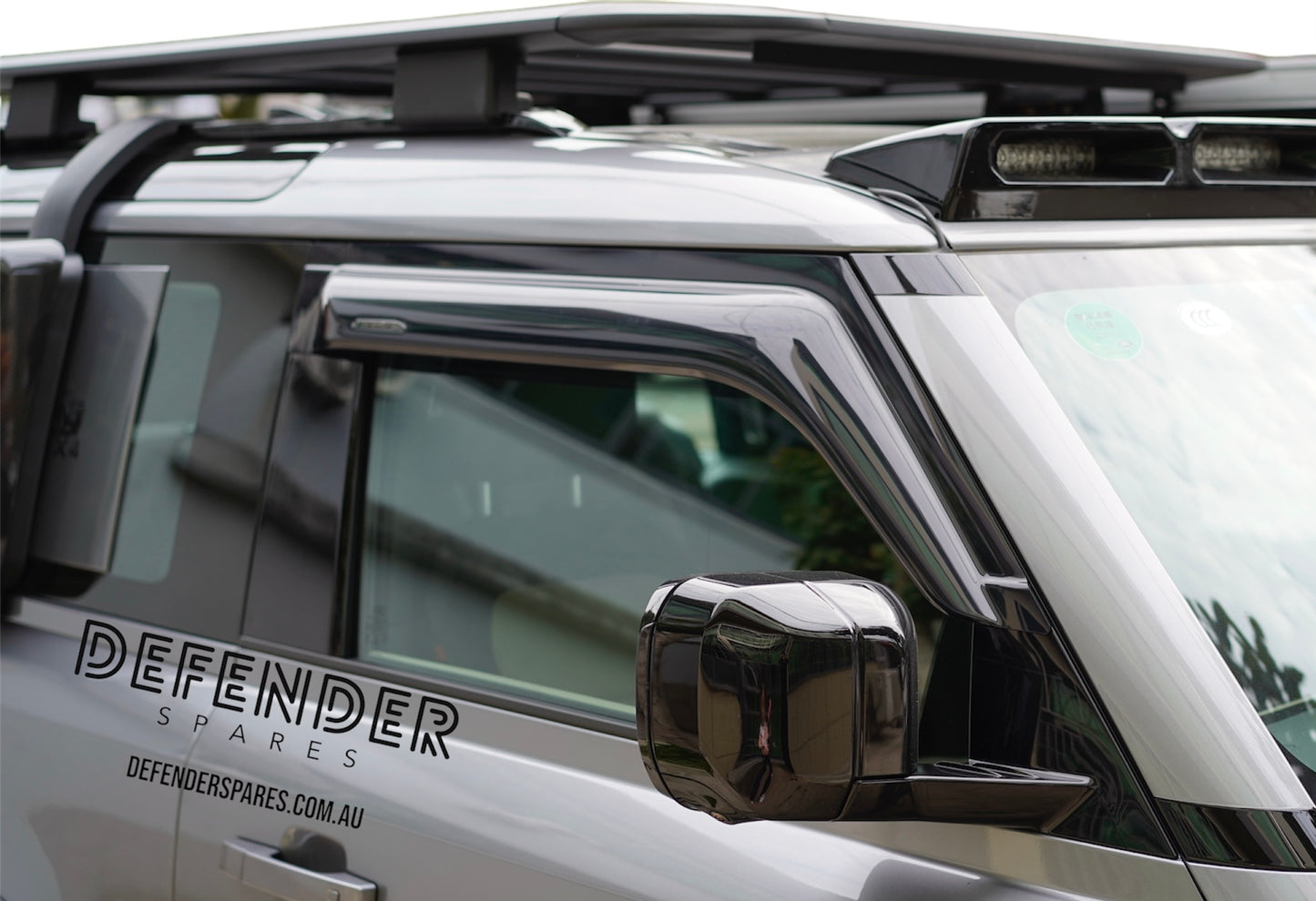 Defender 90 Sun Rain Visors