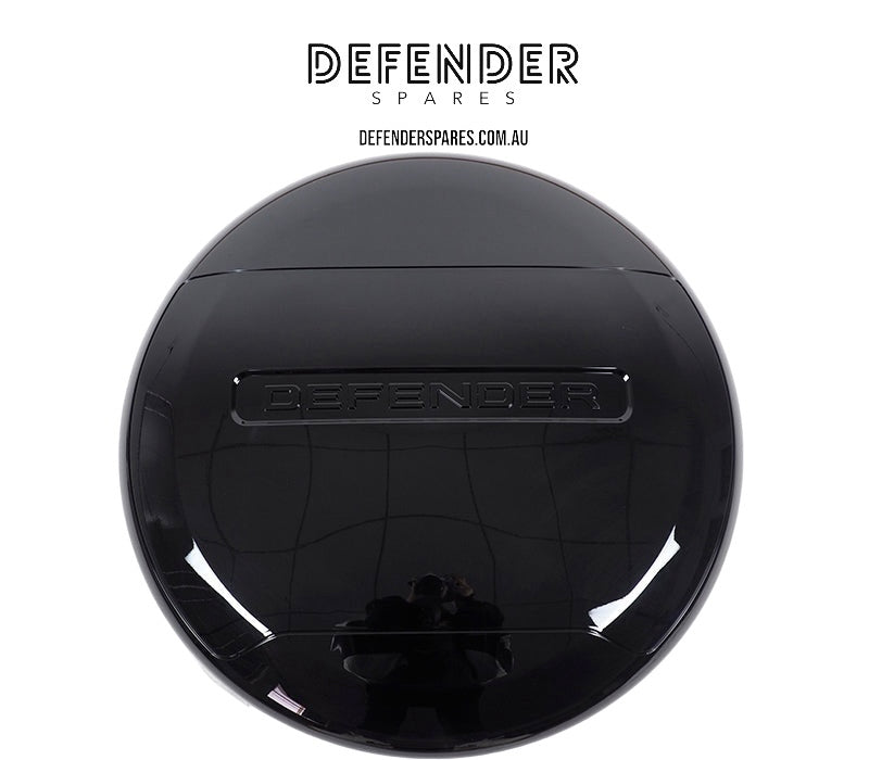 Defender 90 110 130 Defender Spare Wheel Cover - Santorini Black