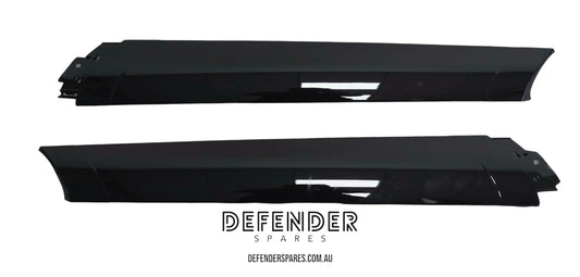 Defender A Pillar Pair (Left & Right) - Gloss Black