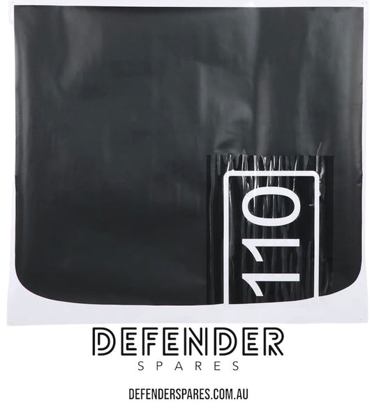 Defender 110 Bonnet Decal - Matt Black