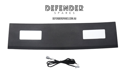 Defender Loadspace Boot Ceiling LED Light - Ebony trim colour