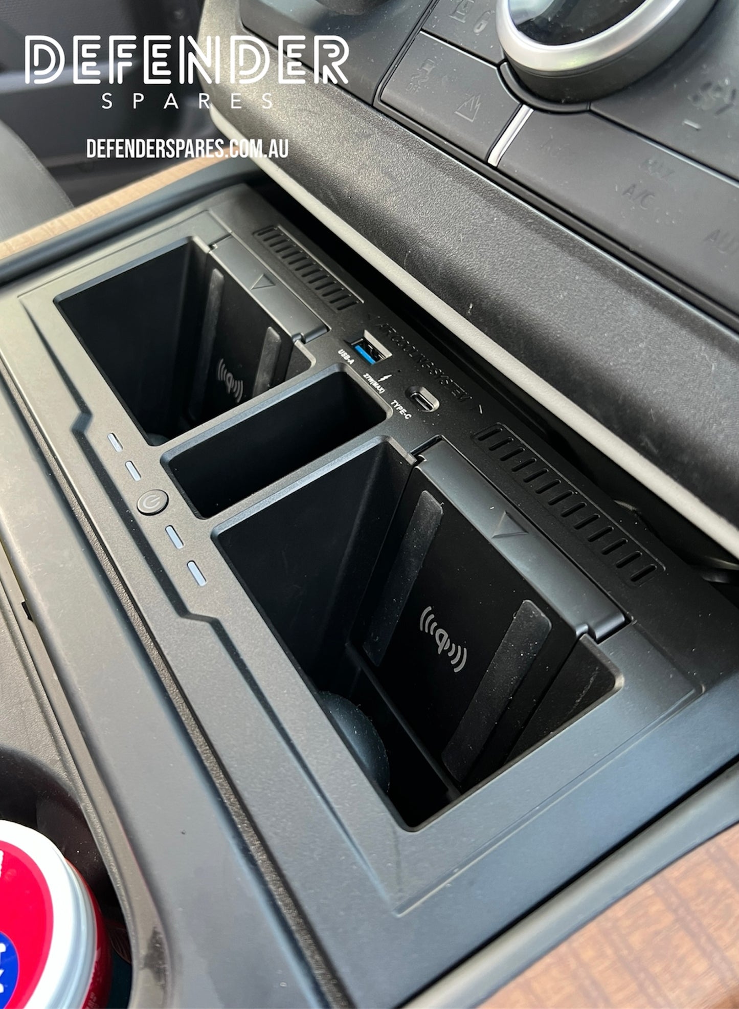 Defender Centre Console Wireless Charging Dock