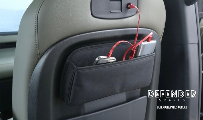 Defender Rear Seat Storage Compartment