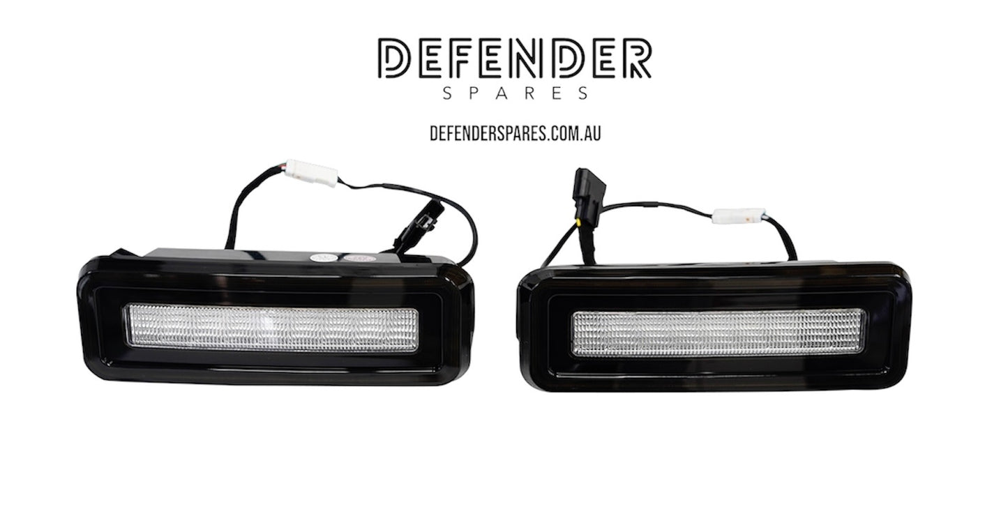 Defender LED Reverse lights (pair) - Smoked Black